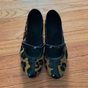 Cole Hahn Nike air leopard print Mary Jane